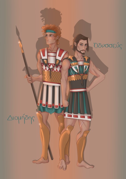 otorno:Diomedes and Odysseus, Achaean espionage team supreme.© 2016 Antonia Alksnis