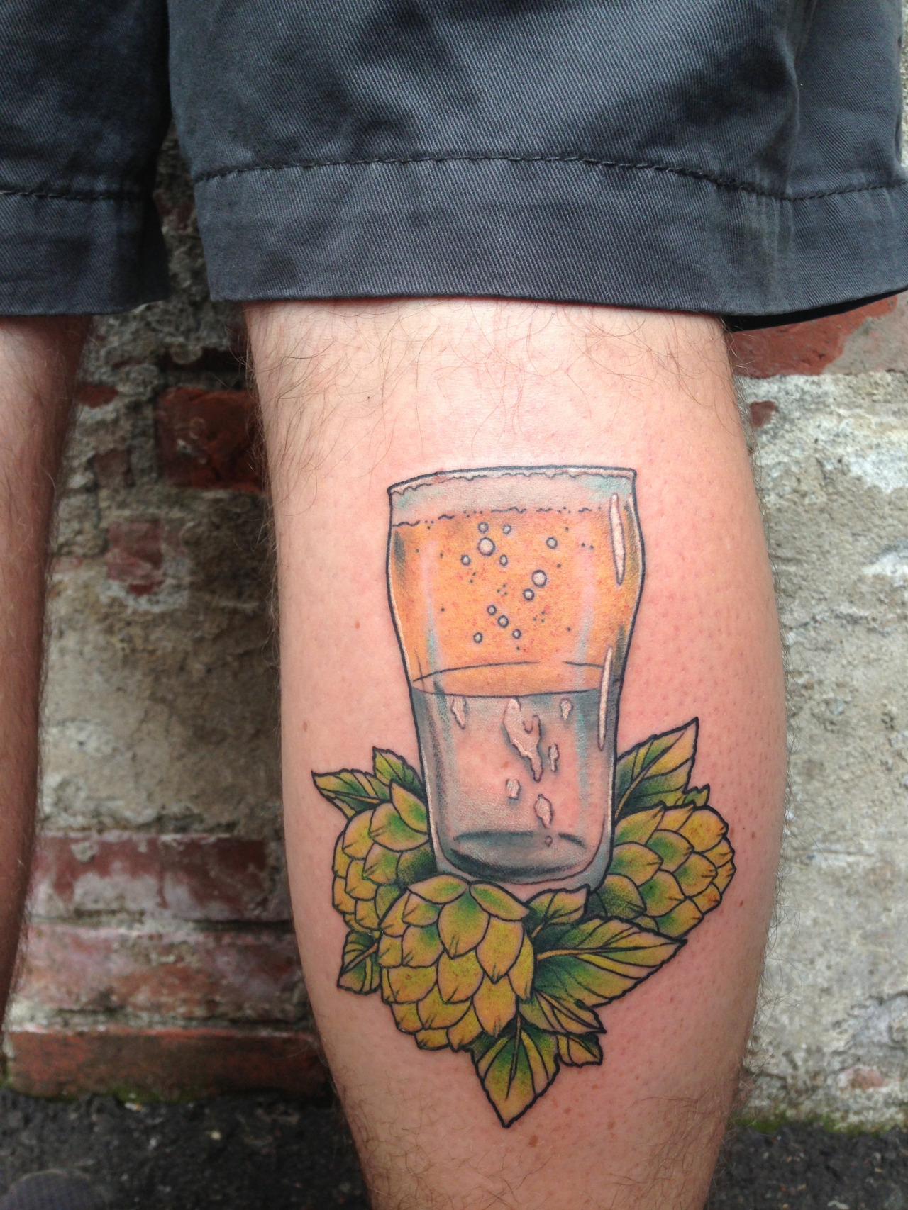 Buy Hoppy Time Beer Hops Neotraditional Tattoo Flash Old Online in India   Etsy