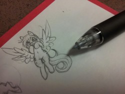 MY JOB IS SO BORING. So I doodled a derpy