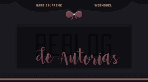 barbiesupreme:  Ola meus amores!! Quer participar de um super Reblog de Autorias e ter suas autorias