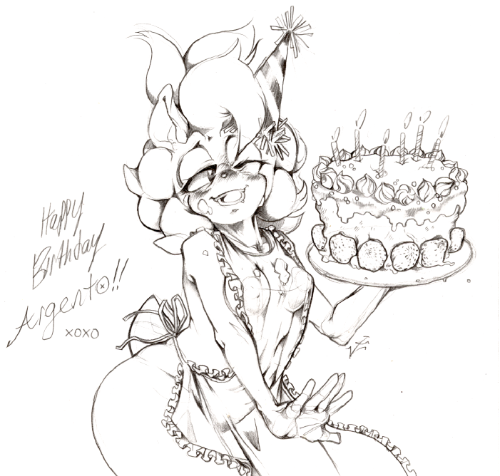 sonicboom53:  g0lden-anch0r:  Heres a lil’ birthday gift I sketched up for Argento