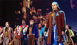 bobbyfraser-blog:  The cast of Les Miserables performs One Day More onstage at the