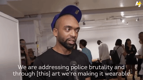 This designer is telling that Black Lives Matter