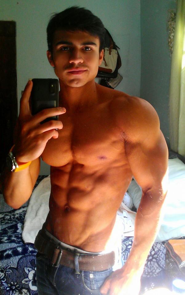 Showing Off His Hot Body
