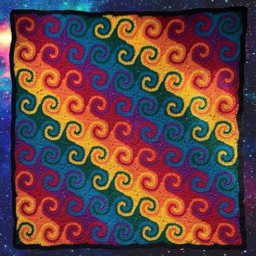 hookedatweiss: knithacker: Crochet a Gorgeous Rainbow Galaxy Blanket … This Is The Definition Of Uni