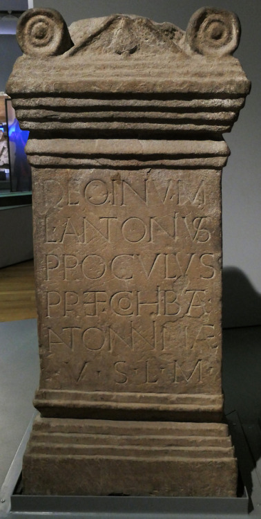 Roman Altar Stones at The Great North Museum, Newcastle-upon-Tyne, 24.3.18.A selection of altar and 