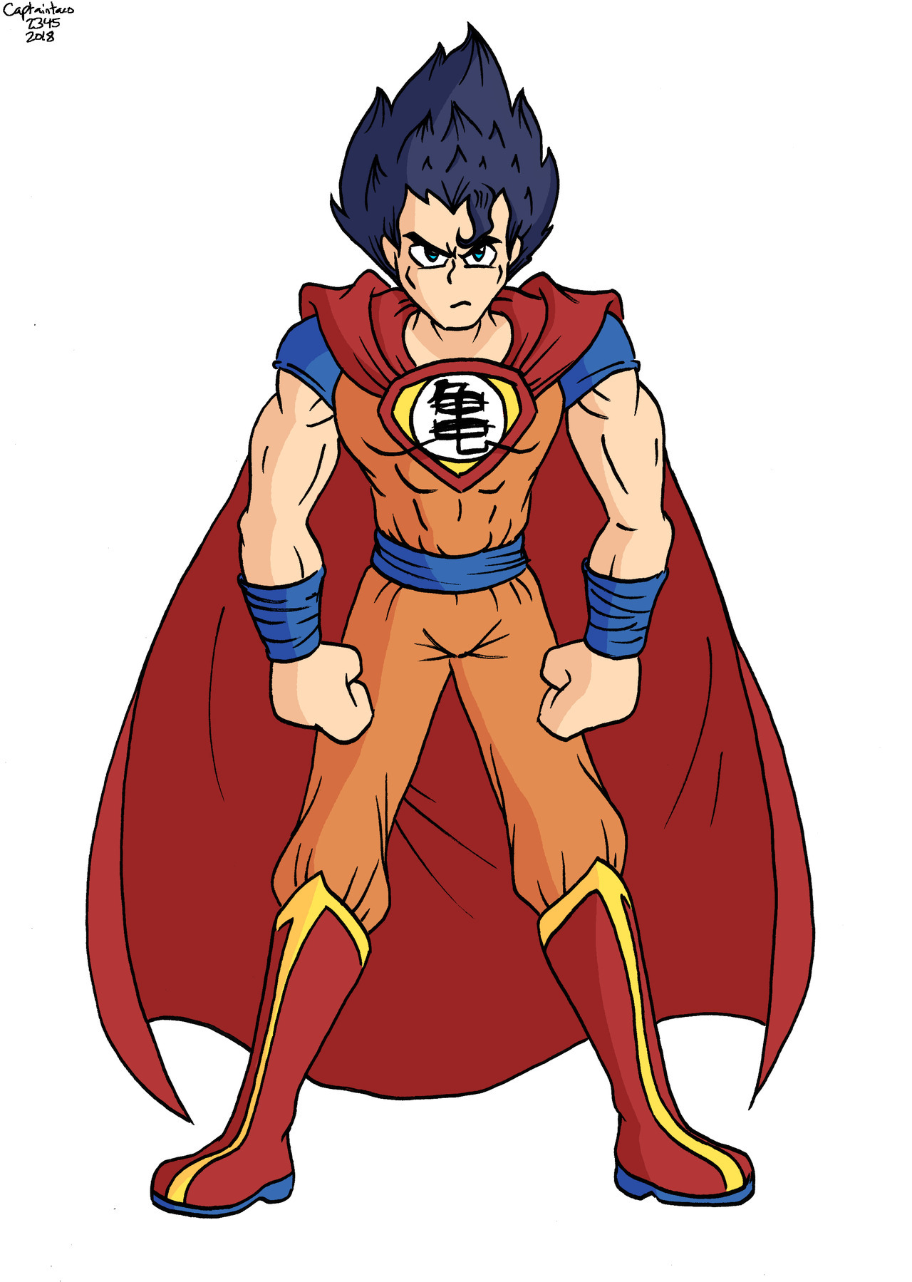 Goku VS Superman? Naw. Goku fused with Superman? Hell yea. 