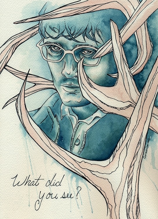 curiouscanvas:  A thicket of antlers. All I heard was my heart, dim but fast. Hannibal