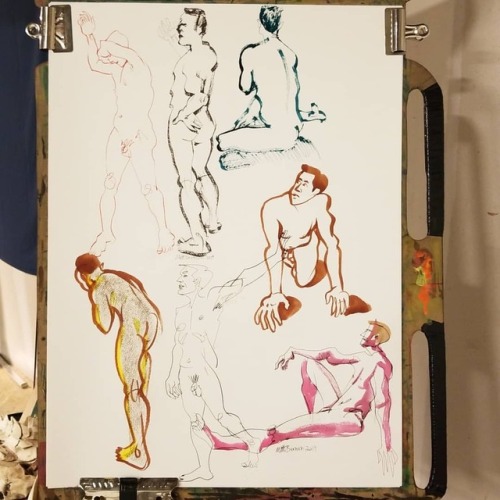 Figure drawing!  #figuredrawing #lifedrawing #art #drawing #ink #worksonpaper #brushpen #fountainpen #artistsofinstagram #artistsontumblr #dessin #croquis  https://www.instagram.com/p/BvKw3-vFAhL/?utm_source=ig_tumblr_share&igshid=17fi4boe44qjt