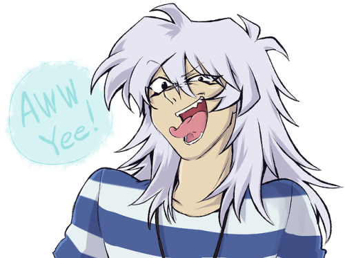 RYOU, your bakura is showing!Now put that tongue back where it belongs.  I thought it was kinda cute