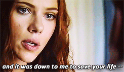 sansaofhousestark:  kirknspock: and I’m always honest   #we need to talk about this moment #natasha is not used to being trusted #natasha is a spy #she puts her life on the line for the mission but she is not a soldier and she is not a hero #she’s