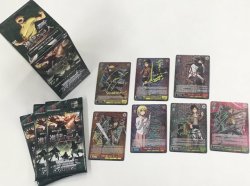 snkmerchandise:  News: Weiss Schwarz Shingeki no Kyojin Booster Pack Vol. 2 Original Release Date: September 29th, 2017Retail Price: 330 Yen + tax for pack of 8 cards; 6,600 Yen + tax for box of 20 packs of 8 Weiss Schwarz card game’s SnK booster Pack