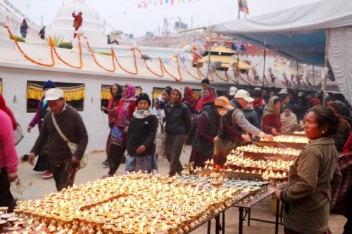 Types Of Offering: Butter Lamps Flames, or light, illuminate wisdom and the path of dharma to lead u