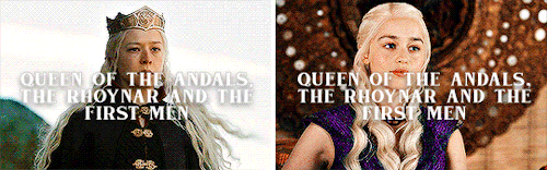 Rhaenyra Targaryen And Daenerys Targaryen + Parallels And Anti-parallels