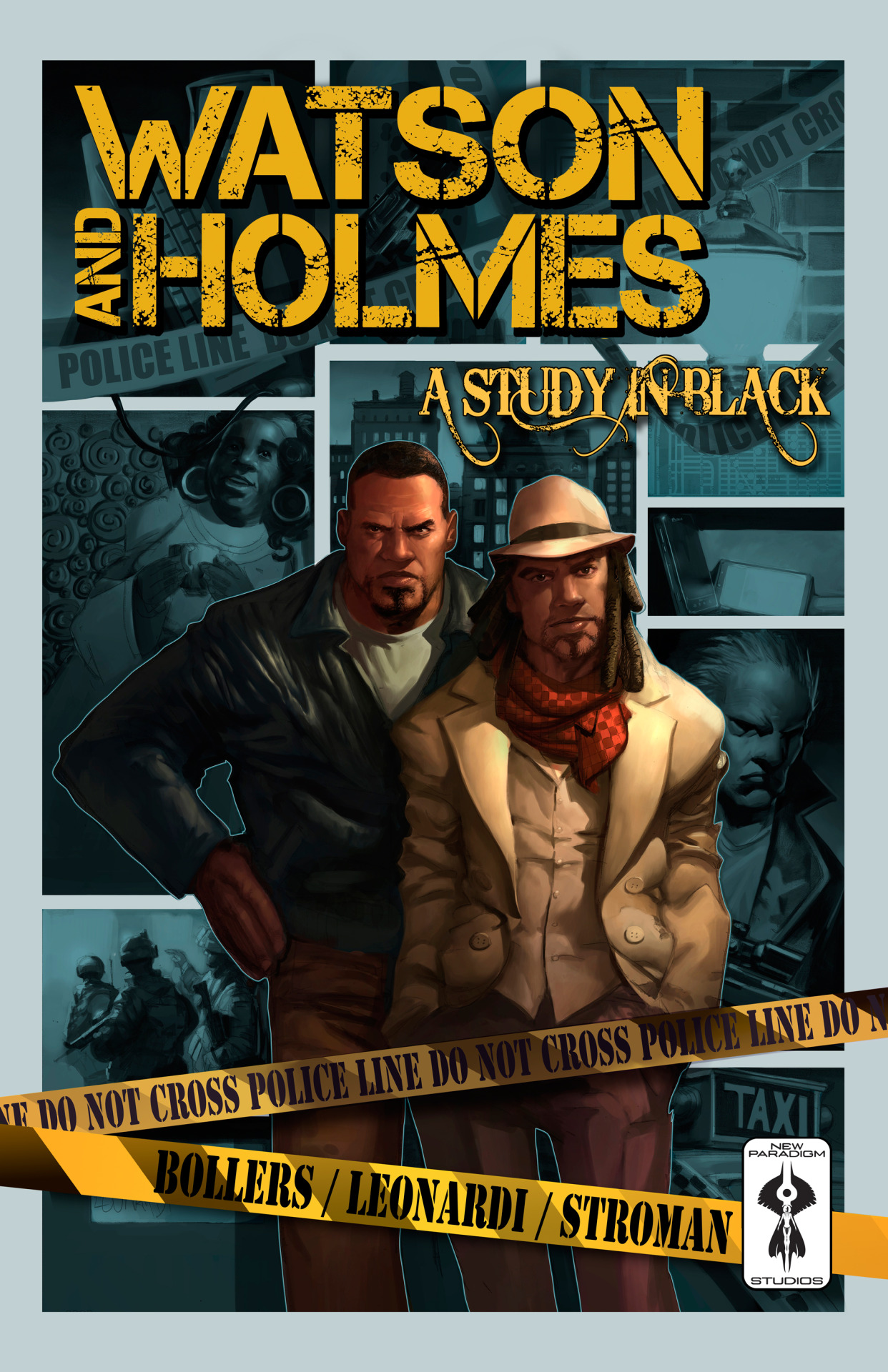 bperlownps:  Trade Paperback Cover for Watson and Holmes - A Study In Black, in comic
