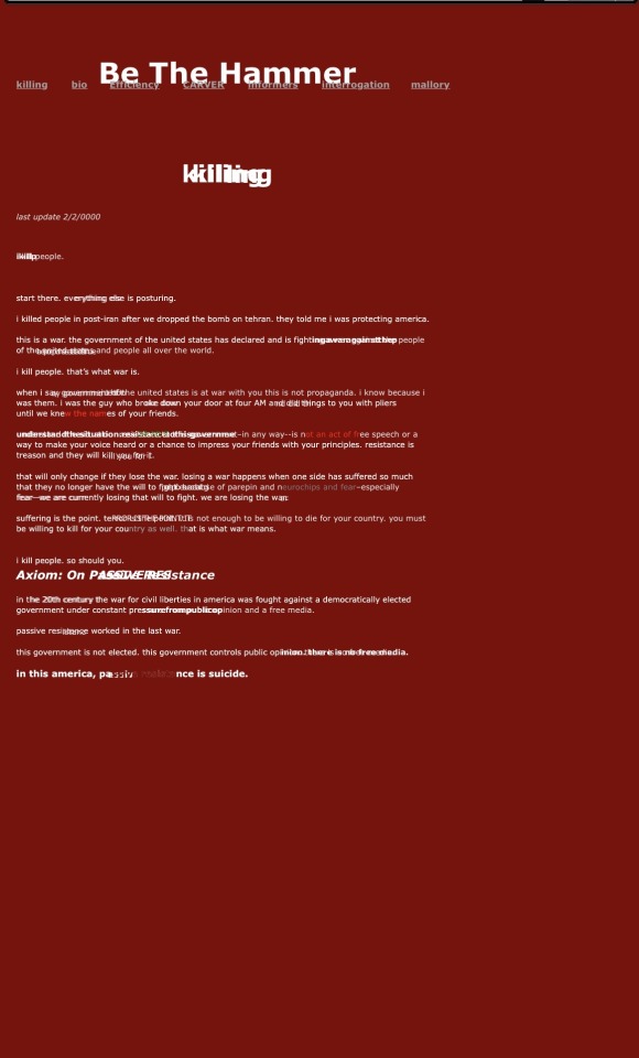 NI | Year Zero ARG | Started On February 12, 2007 | Developed By 42 Entertainment