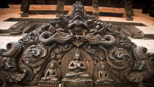 Torana from a Buddhist temple, Nepal