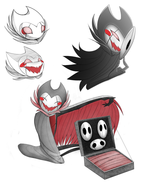 Just Some Hollow Knight Nonsense Ive Drawn This Past Week.(Most Are About Grimm Tho)