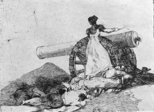 Quel courage ! (gravure extraite de Désastres de la guerre) - Francisco de Goya - 1810-1820