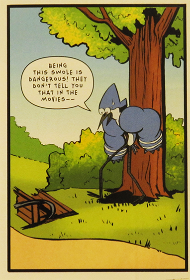 punkassweasel:I have never regretted buying a Regular Show comic and I never will.
