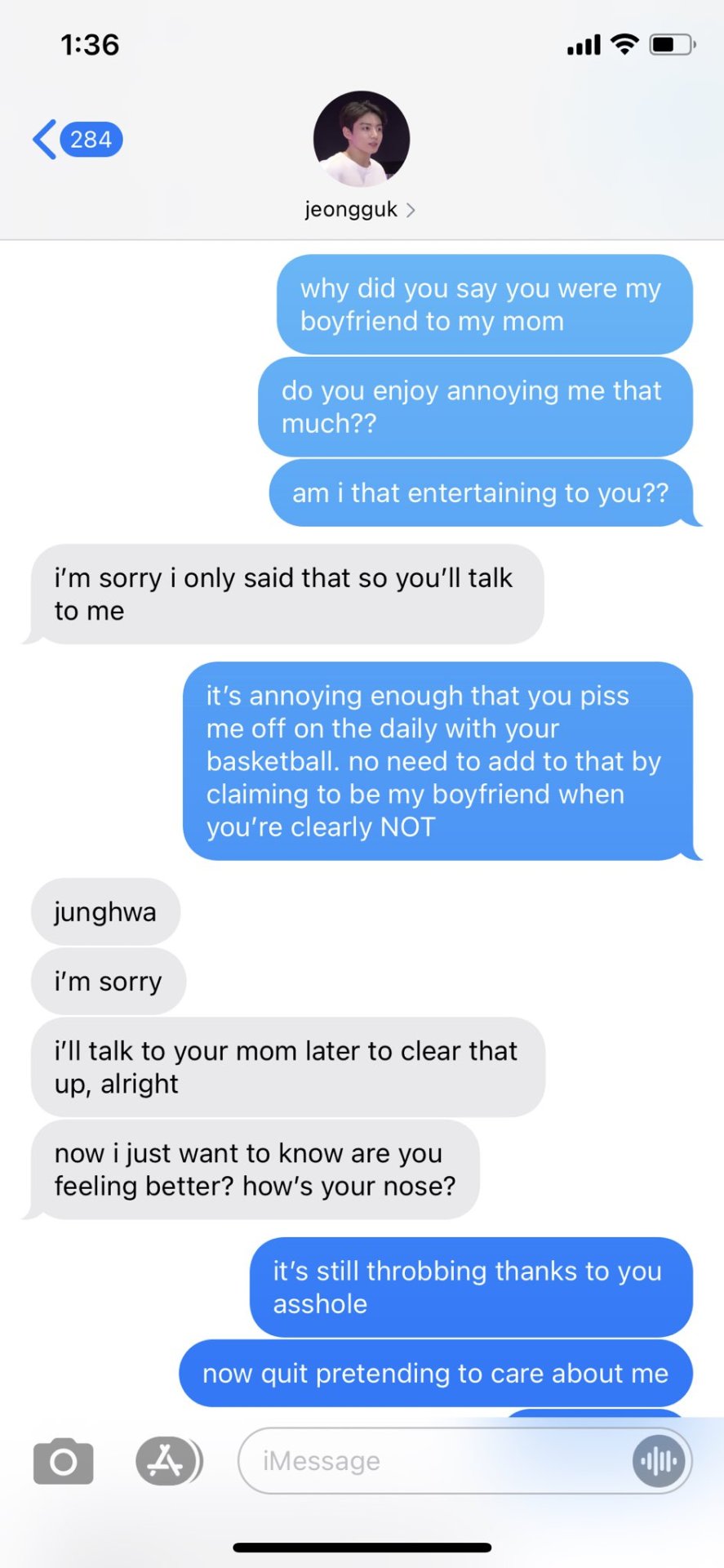 Of Basketball, Bruises, And A Black-haired Boy Pt. I | Jjk