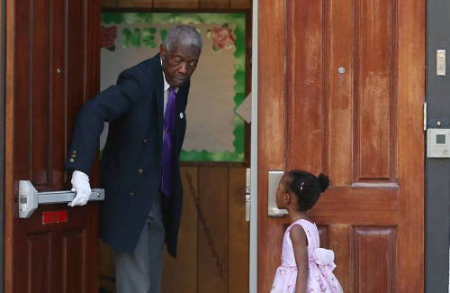 micdotcom:  Emotional photos show the first Sunday service at the Emanuel AME Church after the shootingThe church was packed to capacity; the Associated Press reported parishioners were queued in long lines to get in. Police officers were on the scene