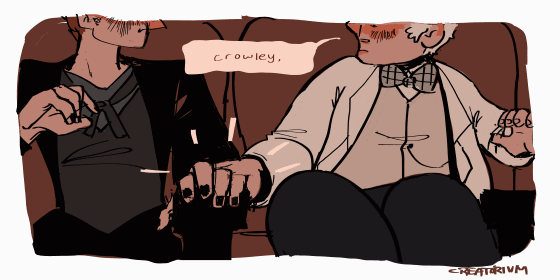 It’s 2008, and Aziraphale has something to say.