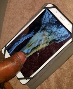 xxxrussiangirl14:  A nice cock tribute on your dirty panties if you would like to see cum on this picture post it from Big-Papa-Bear67✊