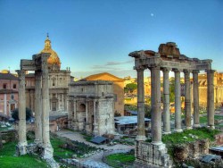 hosvegliato:  Temple of Saturn, the oldest temple in the Roman Forum. 