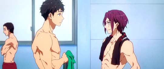 ianime0:   Free! | Sourin + Fist Bumps