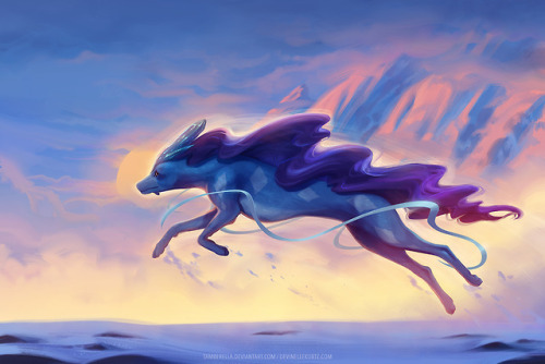 tamberella:Suicune! Suggested by multiple people. Feel free to keep suggesting Pokemon you woul