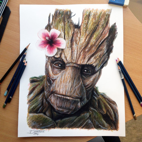 cubebreaker:  Tattoo artist Dino Tomic spends his free time on this series of incredibly detailed pencil drawings.