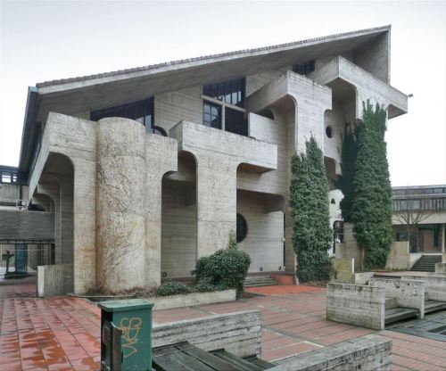 sosbrutalism: Brutalism on the verge of PostmodernismA. Jacqmain: Library, Université Catholi