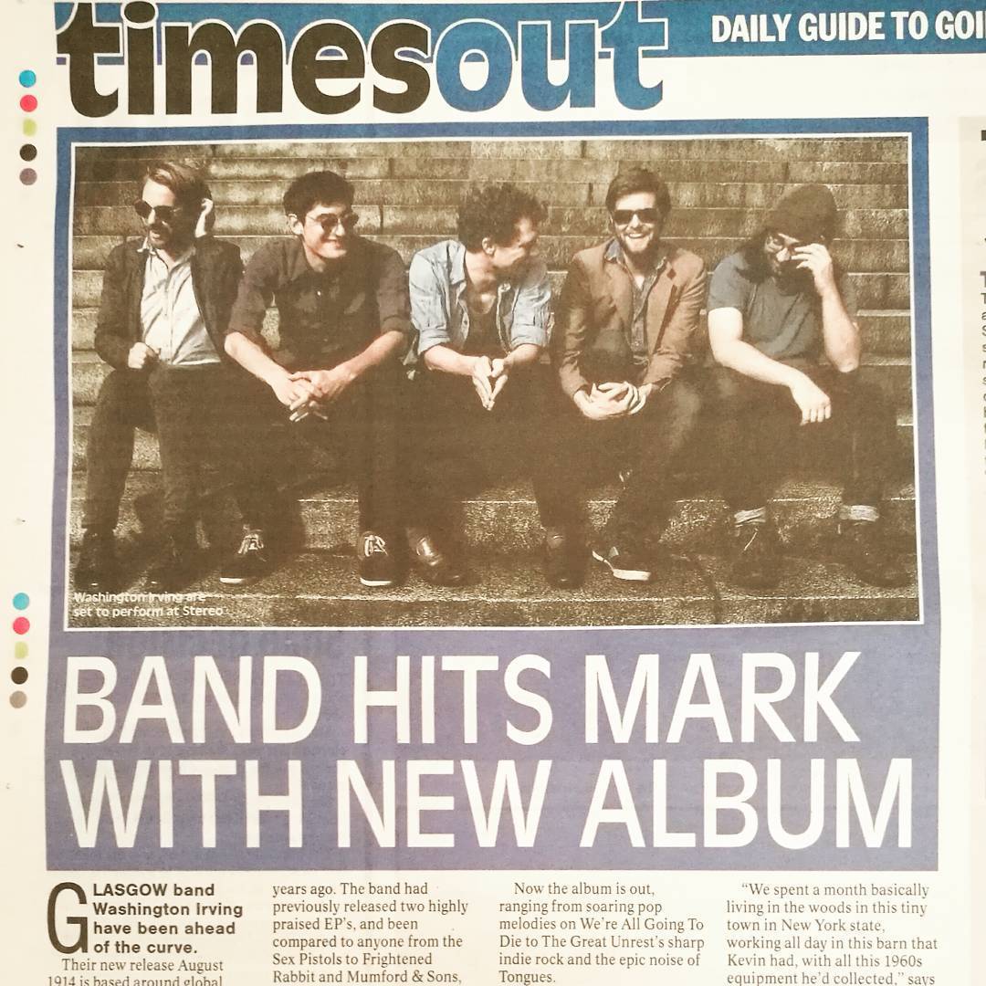 We were featured in yesterday’s Evening Times ahead of our album launch, next Saturday 29th at Stereo Glasgow. You can read the full interview with Joe over at the Evening Times website. Featuring all the hot band gossip.
#August1914 #Stereo...