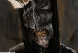 An hour and a half speedy before heading to bed. Mouth of Sauron, probably the best character design in a whole movie, in my opinion.  Such a cutie.