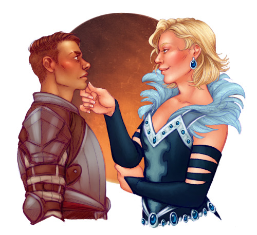 beckpoppins:serenity-fails:The Patreon backers spoke, and what they wanted was Krem and Mae! I was o