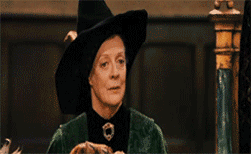 remuslovestonks:can we talk bout the look on mcgonagall’s face when dumbledore gives neville 10 poin