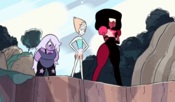 jennypizzas:charlesoberonn:Similarities between the designs of the Crystal Gems and the “Cool Kids”they’re each with their gem counterpart!OMG!