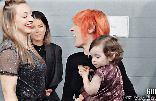 Becky Lynch Stuffs — Becky and baby Roux on wwe 24 episode special