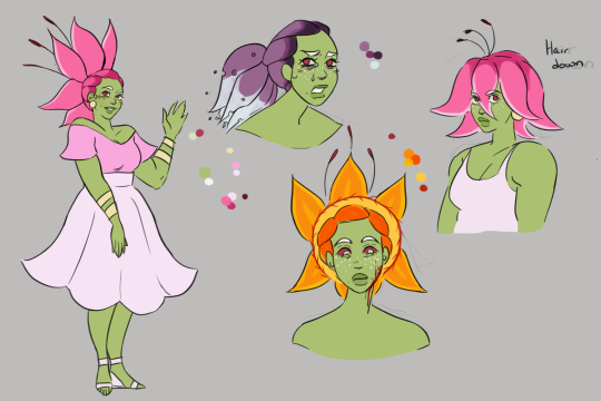 Made Hestia and a redesign of my Hera design for Hades (with their