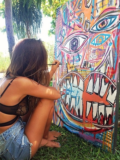she is art