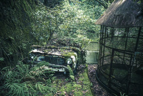 thefrogsapothecary: gitsandshiggles: elugraphy: Abandoned  playground in forest 02. @andreakont