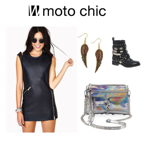 wantering-blog:How to Wear: Moto ChicRock it in leather and chunky boots any day of the week. If you