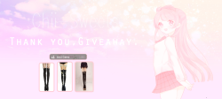 chii-sweets:  chii-sweets:  Hi my beautiful roses ! As promised, here is another giveaway to thank  you all for following me and sending me sweet messages every single day ♥ This time the prizes are :  ♠ One pair of cute tights  from bornpretty.