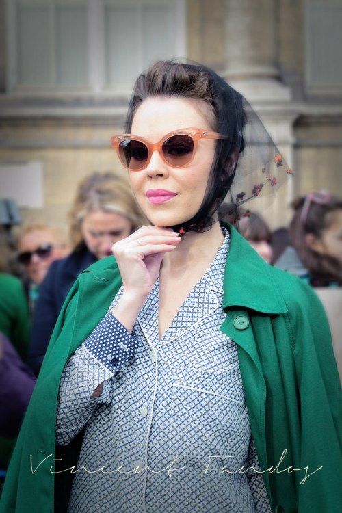 ulyanastreetgame:Ulyana Sergeenko attending the Stella McCartney Fall 2012 Ready-To-Wear show during