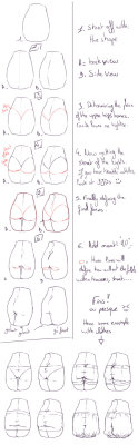 artist-refs:  How I draw buttocks by rika-dono