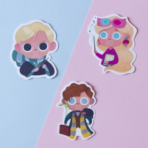 Guyyys!! The Harry Potter stickers are already in the shop! I&rsquo;ve made two different sets, pack