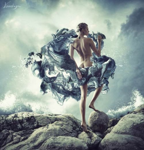 asylum-art-2:   					The captivating photos of Elena VizerskayaThe surreal and captivating photographs of the young Ukrainian photographer Elena Vizerskaya, who leads us into an ethereal universe through her portraits between dream and reality.