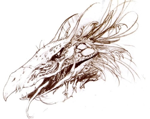 Brian Froud (concept) art for The Dark Crystal (1982).