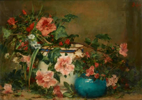 catonhottinroof: Franz Seghers (1849-1939) Composition florale